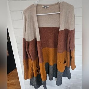 Madewell Kent color-block cardigan Size L